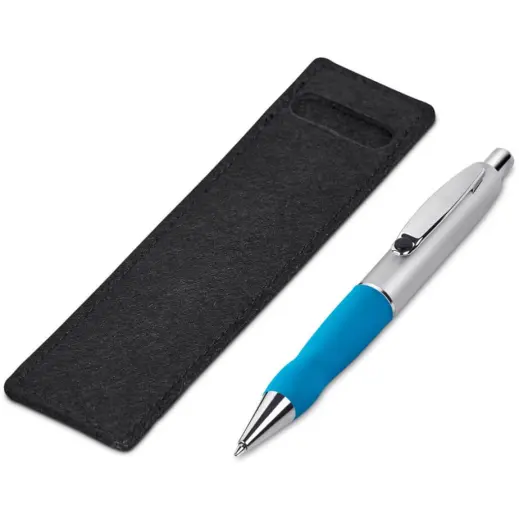Altitude Turbo Tide Ball Pen in Felt Pouch - Light Blue